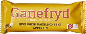 Støt regnskoven med dadelkonfekt - Appelsin