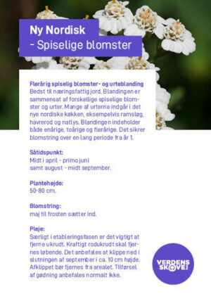 Ny Nordisk frøblanding - Spiselige blomster