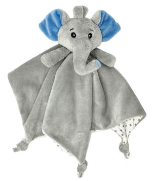 Nusseklud Elefant - Blå