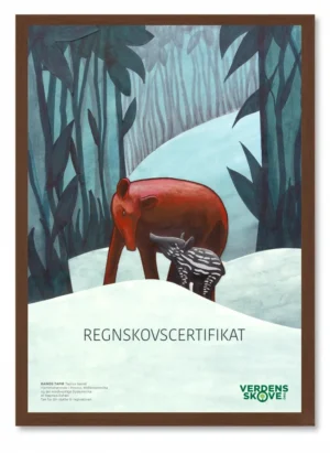Tapir af Rasmus Rafael – Regnskovscertifikat